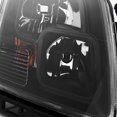 thumbnail image 4 of AKKON - For Ford Fusion Black Headlights Head Lamps Driver Left + Passenger Right Side Replacement Pair Set, 4 of 6