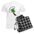 thumbnail image 6 of CafePress - Merry Tropical Christmas Men's Light Pajamas - Men's Light Loose Fit Cotton Pajama Set, 6 of 7