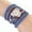 Dark Blue, variant on Soumake Women Vintage Multilayer Faux Leather Alloy Braided Bracelet Wrist Watch Jewelry