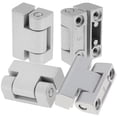 thumbnail image 3 of Miangastore 4pcs Cabinet Door Damper Hinges Metal Industrial Hinges for Power Distribution Box, 3 of 9
