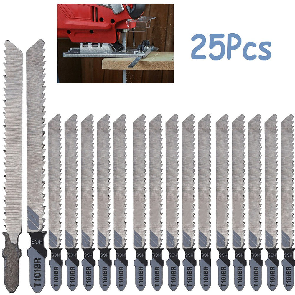 5pcs 6 T T-Shank Jigsaw Blades Kit For Wood Plastics Cutting Fast Cutting Tools 