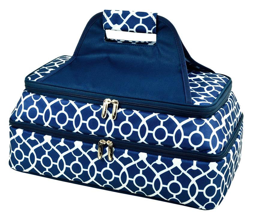 Insulated Casserole Carrier for Hot or Cold Food SCOUT Hot Date Nantucket Navy 