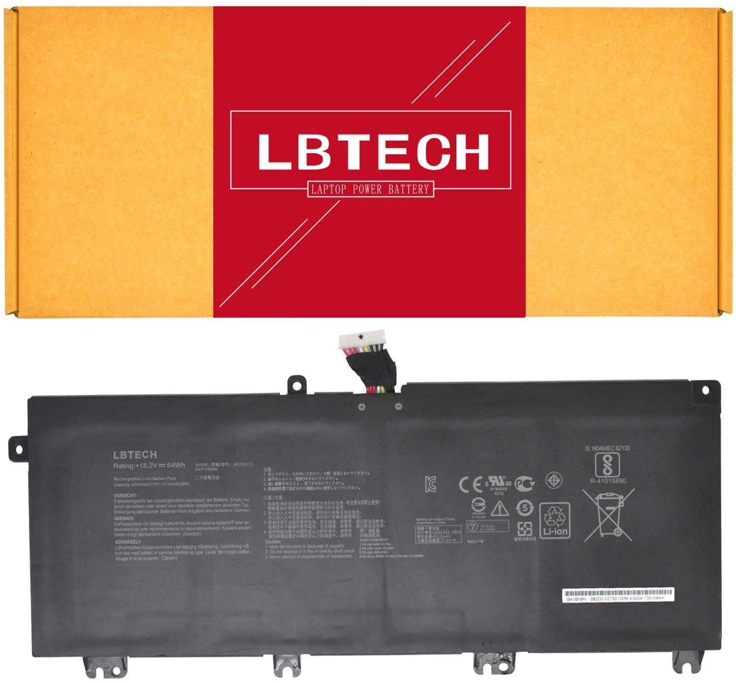 LBTECH B41N1711 Compatible Laptop Battery Replacement for Asus FX503VM  FX63V GL503VD GL503VM GL703GE GL703VD GL703VM | Walmart Canada