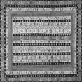 thumbnail image 1 of Ahgly Company Indoor Square Abstract Gray Modern Area Rugs, 6' Square, 1 of 4
