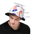 thumbnail image 3 of ZICANCN Bucket Hat -Winter Christmas Home Unisex Print Double-Side-Wear Bucket Hat for Fishing Beach Outdoor, 3 of 5