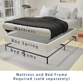 thumbnail image 5 of King Size 7-inch Box Spring, Heavy Duty Metal King Mattress Foundation with Fabric Cover, Noise-Free, Easy Assembly, 5 of 8