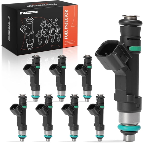 A-Premium Fuel Injectors Compatible with Cadillac SRX/XLR 2007-2009, DTS 2006-2011, STS 2007-2010, Buick Lucerne 2006-2011, 4.6L 8-PC Set