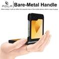 thumbnail image 4 of ELEHOLD Case for Samsung Galaxy Z Flip 6, Shockproof Magnetic Case Hard PC Slim Phone Cover,Black, 4 of 11