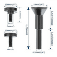 thumbnail image 4 of 5X Mounting Mandrel for Cut-Off Wheels, 6mm, 10mm Hole Cutting Disc, Grinding Wheel Saw Blade,5 x Cutting and installing spindle,Black, 4 of 6