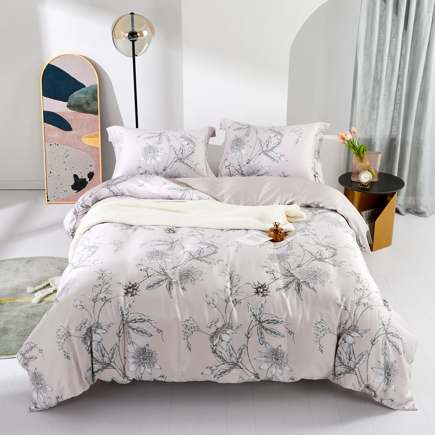 Fabulous 100% Egyptian Cotton Printed Duvet Cover Sets Bedding Sets All Sizes 