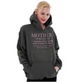 thumbnail image 4 of Funny Mother Definition Cute Mom Hoodie Sweatshirt Women Brisco Brands 4X, 4 of 6