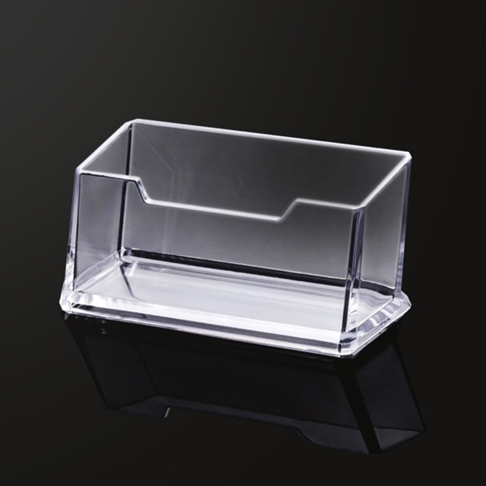 Buy Acrylic Business Card Holder Stand Clear Desktop Countertop Office
