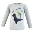 thumbnail image 3 of Hudson Baby Infant and Toddler Boy Long Sleeve T-Shirts, Construction Dino, 5 Toddler, 3 of 7