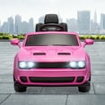 thumbnail image 6 of Licensed Dodge Challenger Kids Electric Car 12V Ride On Car Battery Powered Electric Vehicles with Remote Control, LED Lights, Bluetooth, MP3 for Boys Girls, 6 of 7