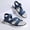 Blue, variant on Tbopshirt Womens Sandals Comfortable Open Toe Summer Solid Color Wedge Heels with Arch Support Beach Vacation
