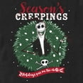 thumbnail image 2 of Men's The Nightmare Before Christmas Jack Season's Creepings Graphic Tee Black Medium, 2 of 5