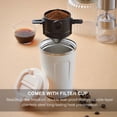 thumbnail image 4 of Juego De Cafetera De Mano Taza De Café Con Aislamiento De Acero Inoxidable Antideslizante Mantenga La Taza De Goteo Caliente Aparato De Café Al Aire Libre A Prueba De Fugas Con Taza De Filtro Speravity HA027498-01, 4 of 6