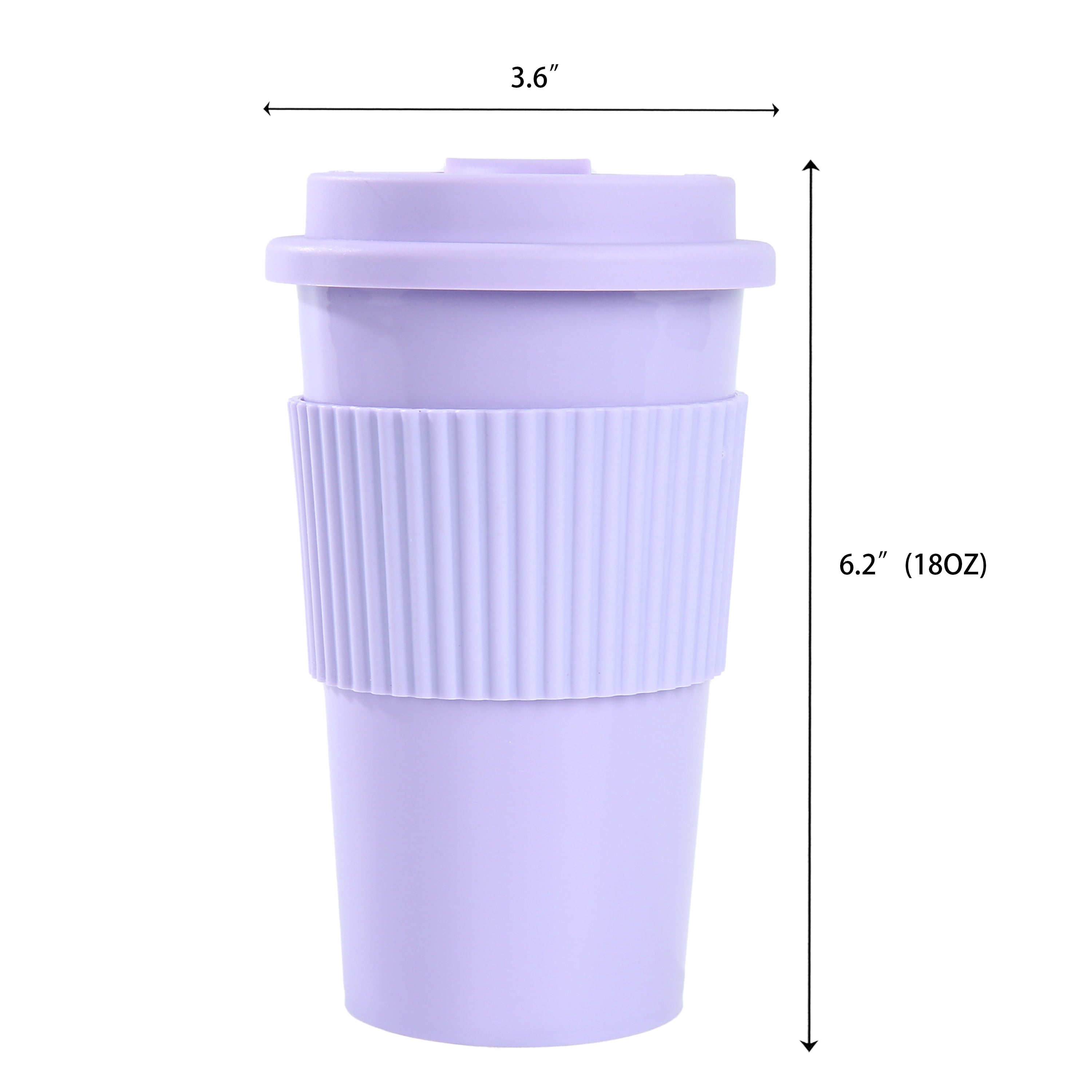 (2 pack) MS $1 COFFEE CUP LILAC WITH TPU HOLDER
