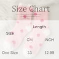 thumbnail image 3 of Willtoo Ladies' Coral Velvet Socks Valentine's Day Socks Velvet Socks Pink Heart Fuzzy Socks, Valentine's Day Theme, One Size, 12.99 Inches, 3 of 3