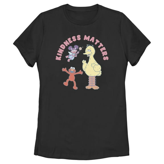 Women's Sesame Street Kindness Matters Trio Graphic T-Shirt