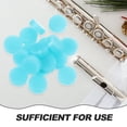 thumbnail image 4 of SHISUYAN Couvercles de Trous de Flûte en Silicone pour Protection de Flûte 20 Pcs Bleu Ciel, 4 of 9
