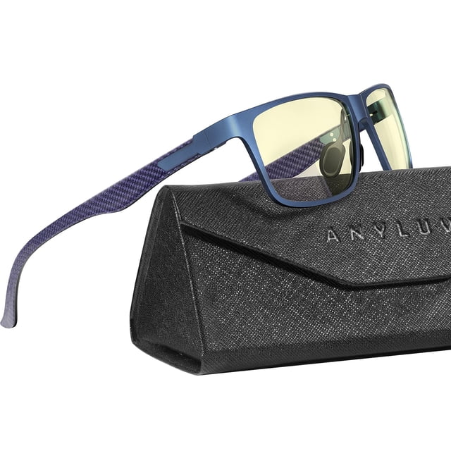 Gafas de bloqueo de luz azul ANYLUV para hombre Al-Mg Metal