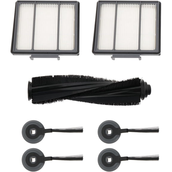7Pcs Vacuum Cleaner Accessory Replacement Filter Side Brush Compatible with Shark RV753 RV754 RV752 RV850WV R85 RV850BRN