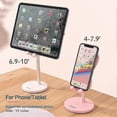 thumbnail image 3 of Cute Bunny Phone Stand, Angle Height Adjustable Cell Phone Stand For Desk, 3 of 5
