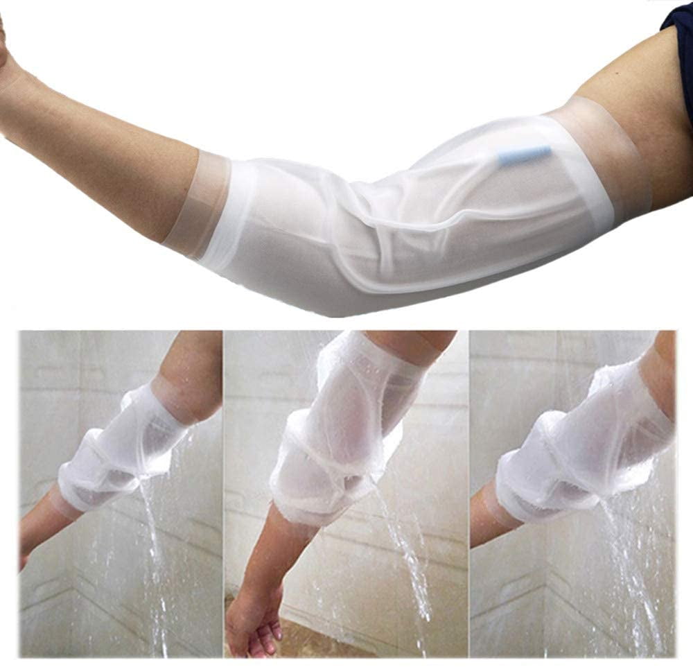 Waterproof PICC Line Shower Protector for Chemotherapy Shower & Bath, for Adult, Clear