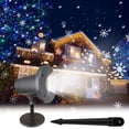 thumbnail image 2 of DPTALR Christmas Snow Projection Light Led Snow Show Projector, Waterproof Christmas Decoration, 2 of 9