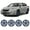 16 inch- Black Lacquer and Blue Lacquer, variant on 16 inch Hubcaps for 2013-2018 Nissan Altima Sedan, Snap-On Black Lacquer Design 16 inch Steel Wheel Cover(4 Pack)