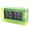 Fluorescent Color, variant on Xirurus Retro Flip Down Clock, 24 Hour Mechanical Vintage Desk Clock for Home & Office Decor, Battery Operated Auto Page Turning Digital Display (8.1 inches / 20.6 cm), Black
