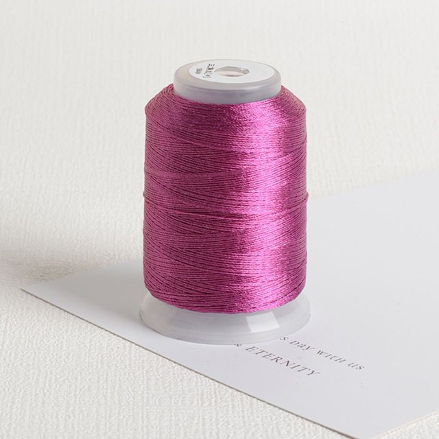 BUYISI 350 Meters/Roll Embroidery Sewing Thread Diy Handmade Cross Stitch Sewing Tool For Weaving Bracelets Bead Chains Tower Line Bean Paste Powder 38