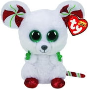 New TY Beanie Boos - Chimney The Mouse Christmas Edition (Glitter Eyes) Small 6" Plush