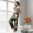 thumbnail image 5 of Pofeuu Vintage Pattern Flower Skull Print Women's Fashion Pajama Pants with Pockets Comfy Drawstring Sleep Lounge Bottoms-X-Large, 5 of 6