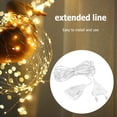thumbnail image 4 of Cable de alimentación de extensión Cadena de luces LED para lámpara de guirnalda de Navidad para el hogar (B), 4 of 9