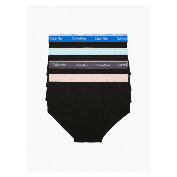 Calvin Klein Men's NB4000-913 Cotton Classics Multipack Briefs, Black Body S