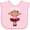 AD-Pink, variant on Inktastic Monkey 1st Birthday Gift For Girl Baby Bib Babys Kids Infant Animal 1