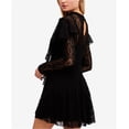 thumbnail image 2 of Free People Vestido acampanado ajustado y acampanado para mujer, negro, grande Free People Línea A, ajuste y llamarada, 2 of 2