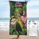 thumbnail image 1 of Toalla de baño de secado rápido con dibujos animados de Las sombrías aventuras de Billy y Mandy, toalla de playa de microfibra para uso diario, 31,5 x 63 pulgadas, 1 of 8