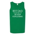 thumbnail image 2 of Wild Bobby,Best Dad in The Seven Kingdoms GoT Thrones, Father's Day, Men Graphic Tank Top, Kelly, Small, 2 of 3
