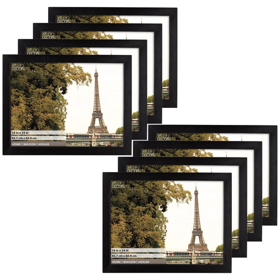 Studio Decor Black 18" x 24" Studio Frame, Home Collection, 8 Pack