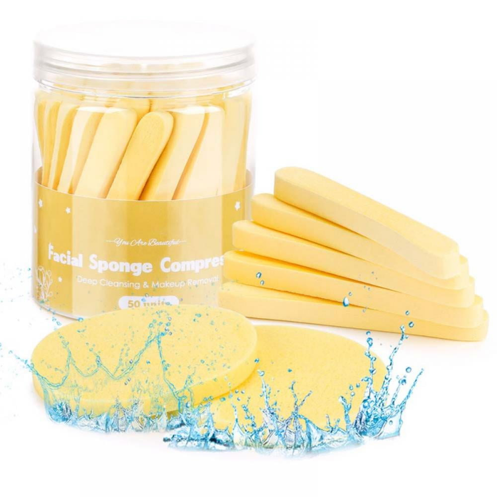 Compressed Facial Sponge Face Cleansing Sponge Makeup Removal Sponge