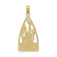 thumbnail image 3 of 14K Gold Enamel Panda Bear And Bamboo Charm, 3 of 4