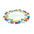 thumbnail image 2 of Autism Cupcake Toppers 12 Count, Puzzle Cake Picks Decor, Colorful Heart Birthday Decoration Spectrum Awareness Party Supplies, ASD, 2 of 4