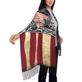thumbnail image 3 of Rateoe Veterans Day1 Women's Traditional Scarf Wrap Tassel Shawl Fringes Neck Head Shawl Retro Scarf, 3 of 8
