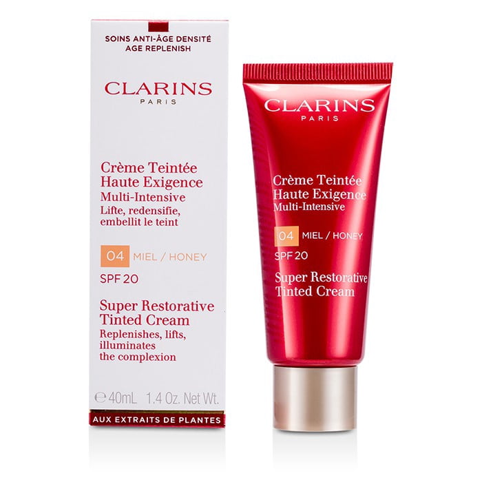 clarins super restorative tinted cream spf 20