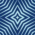 thumbnail image 1 of Ahgly Company Machine Washable Indoor Square Transitional Cobalt Blue Area Rugs, 7' Square, 1 of 7