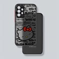 thumbnail image 3 of Bonita funda de teléfono Sanrio Hello Kitty para Samsung S24, S23, S22, S21, S20 FE, S10, S9 Plus, Ultra Pro, 5G, translúcida esmerilada, 3 of 5