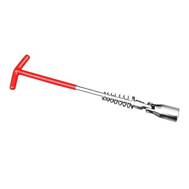 Llave de tubo para bujías Herramienta para bujías de automoción para motocicletas Manga 21 cm